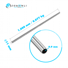 Alüminyum Boru Dış Çap 11mm  Et Kalınlık 0,9mm